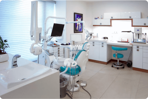 Interior of a modern medical clinic