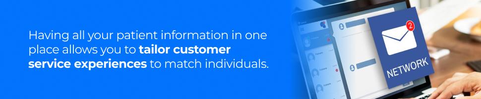 tailor individual customer experiences